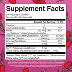 MaryRuth Organics Biotin Gummies | Sugar Free | Vegan | Non-GMO | 2,500 mcg Biotin Supplement | Hair Skin and Nails Vitamins | Hair Growth Vitamins | Hair Growth Supplement | 60 Count