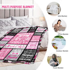 PVDSAVE Mom Birthday Gifts from Daughter, Best Mom Ever Blanket 50"x60"