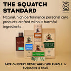 Dr. Squatch Natural Men’s Deodorant, Aluminum Free Deodorant Men (3-Pack)