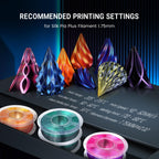 SUNLU Silk Triple Color Pla Filament, Silk PLA 3D Printer Filament 1.75mm, Shiny Silk Texture, Dimensional Accuracy +/- 0.02mm, 1KG Spool (2.2 lbs), PLA Silk Triple Color (Orange Blue Green)