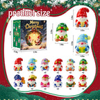 24Pcs Christmas Gnome Stress Balls Bulk,Mini Christmas Slow Rising Stress Relief Squishies Fidget Toys for Adults,Christmas Party Favors,Stocking Stuffers Gifts Goodie Bag Fillers