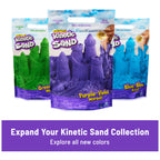 Kinetic Sand, Squish N’ Create Playset with 13.5oz Blue, Yellow & Pink Play Sand, 5 Tools, Sensory Toys for Kids Ages 3 and up