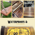 Odie's Oil - Universal Finish for Wood, Leather, Plastic, Vinyl, Metal & More - 4 Oz Jar - Waterproof, Food Safe, Solvent Free Non-Toxic Finish