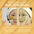 P.CALM Turmeric Bubble Deep Mask – Turmeric & Carbonated Water for Soothing Redness and Even Skin-Tone, Korean Clay to Bubble Wash-Off Pack, Stocking Stuffers (90g / 3.17 oz)