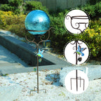 VCUTEKA Gazing Ball Stand, Metal Garden Gazing Globe Stand for 8-10" Balls