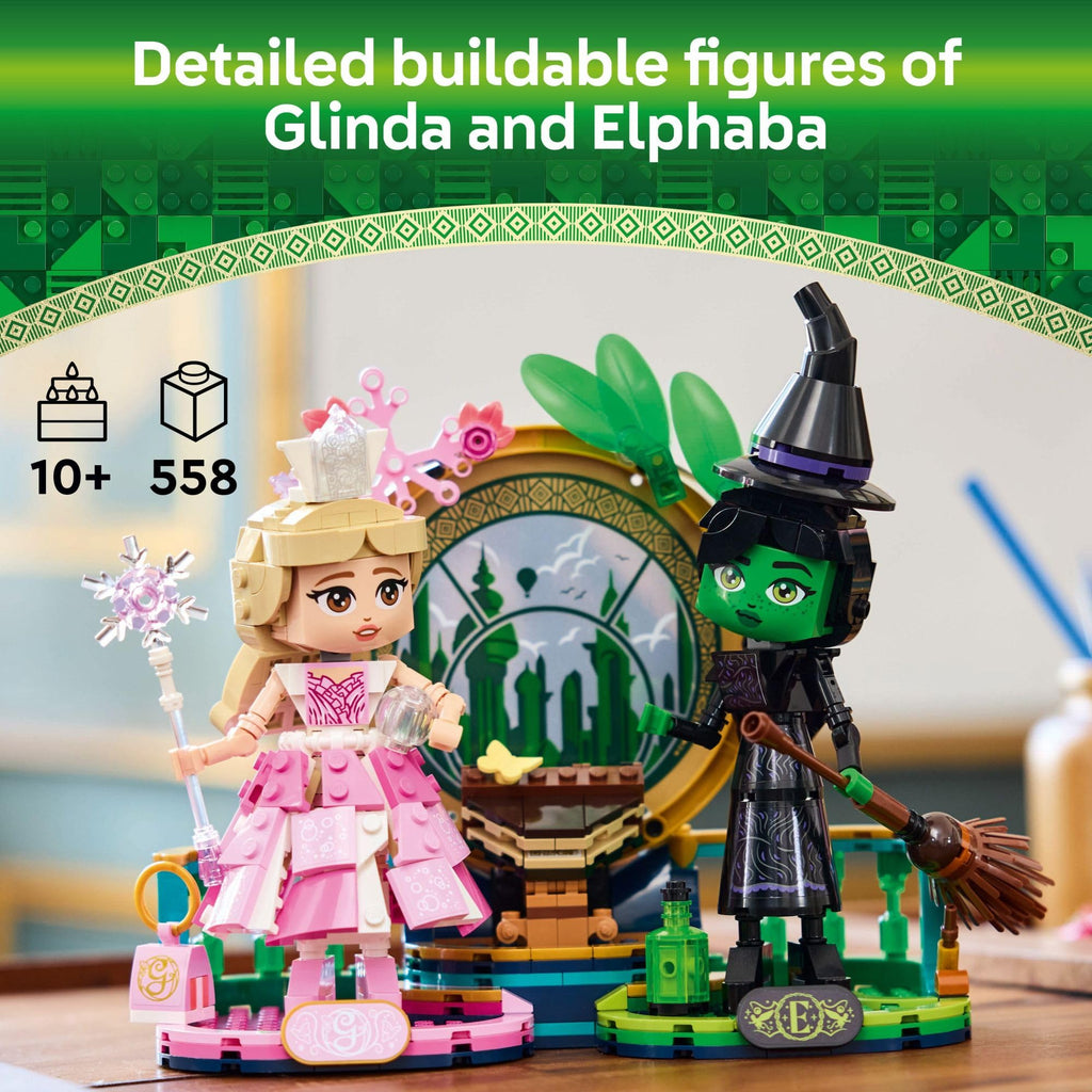 LEGO Wicked Elphaba & Glinda Figures Building Toys - Wicked Toys for Kids, Girls & Boys, Age 10+ - Buildable Wicked Dolls - Birthday Gift Idea - 75682