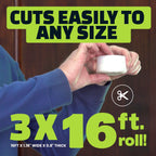 Alien Draft Seal Set of 49 Feet Anti-Draft Adhesive and Flexible Flap to Seal Gaps Around Doors and Windows As Seen On TV