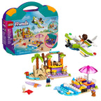 LEGO Friends Creative Beach and Travel Suitcase Toy Building Set - Portable Pretend Play Set for Kids, Girls and Boys, Ages 5+ - Gift for Birthdays - Preschool Toy with 2 Minidolls - 42672