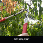 Corona Tools X Series Pro Bypass Lopper – 2-1/4″ Cutting Capacity Heavy-Duty Branch Cutter for Tree & Shrub Trimming