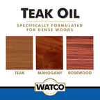 Watco Teak Oil Wood Finish Spray, 11.25 oz, Clear, 6 Pack