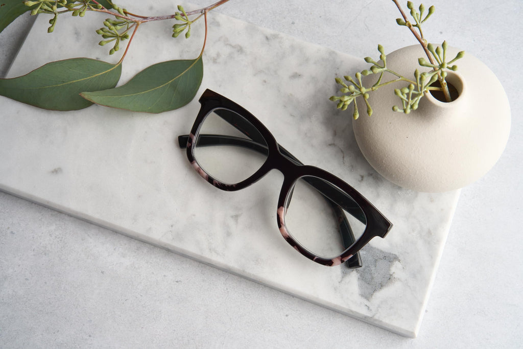 Peepers by PeeperSpecs To the Max - Black/Black Marble +1.75