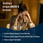 Zinc Free AREDS 2 Eye Vitamins - Zinc Free Eye Vitamins - Zeaxanthin Plus Lutein Eye Vitamins - Soy-Free VCaps - No Zinc and Copper