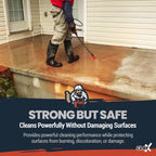 RadonSeal Clay-X Red Clay Stain Remover for Concrete, Brick & Masonry