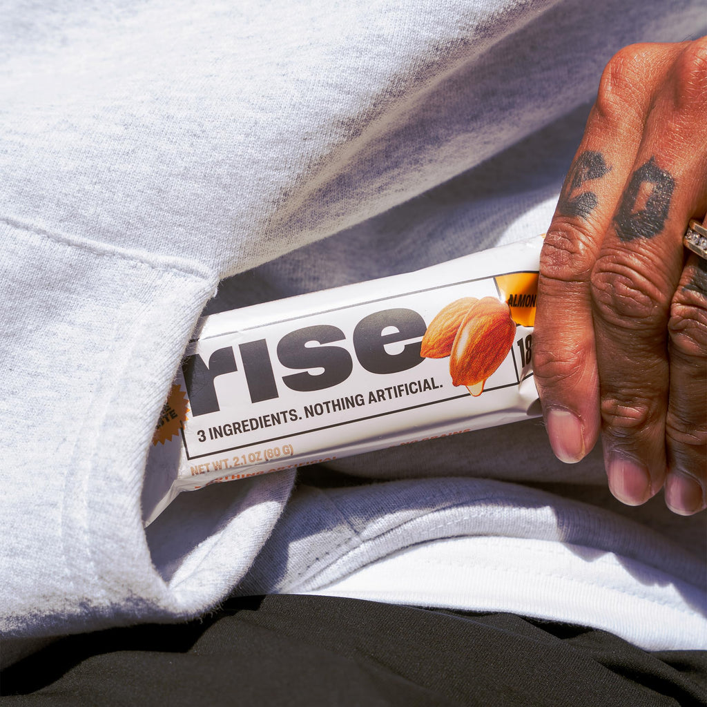 Rise Breakfast Whey Protein Bars Almond Honey, 18g Protein, 2.01 oz (12 Pack)
