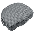 Hot Tub Booster Seat for Adults, Weighted 5" Extra Thick Spa Cushion, 4+ lbs Core Stays Submerged No Floating, 3D Air Mesh Quick Dry, Non-Slip Seat Riser for Jacuzzi, Bathtub & Outdoor Spa(Grey)