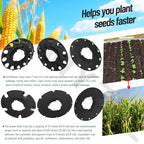 60009 60010 Optional Seed Plate Set for EarthWay 10001 1001-B Garden Seeder, Fits Light Carrot, Popcorn, Cucumber, Lima Bean, Broccoli & Blank Customizable Seed Plate