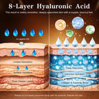 WXMX Ultra Hyaluronic Acid Serum With 8 HA Forms + Matrixyl 3000, Collagen Tri - Complex & Peptide, Multi - Layer Hydration Anti-Aging Serum, Hyaluronic Acid Serum for Face (0.05 Fl Oz (Pack of 30))