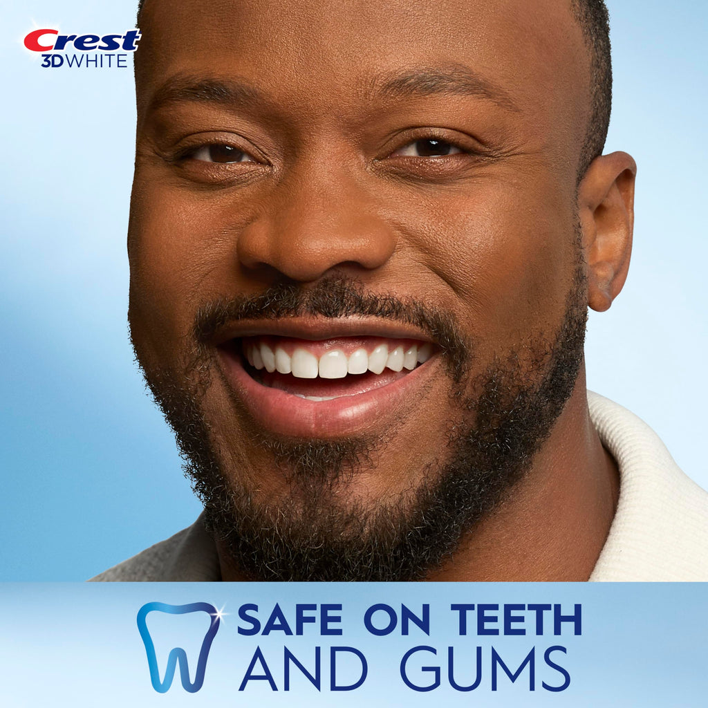 Crest 3D Whitestrips Vivid Plus, Teeth Whitening Strip Kit, 10 Treatments + 2 Bonus Treatments (Each with 1 Upper/1 Lower Strip), 24 Strips, 8 Levels Whiter, Teeth Whitening Kit
