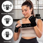 MhIL Workout Gloves for Women ��� Breathable Gym Gloves for Women with Palm Protection and Enhanced Grip ��� Padded Weight Lifting Glove for Womens with Wrist Wraps Support Weightlifting Exercise Cycling