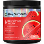 KEY NUTRIENTS Multivitamin Electrolytes Powder No Sugar for Recovery - Refreshing Watermelon Electrolyte Powder - Hydration Powder - No Calories, Gluten Free Electrolytes Powder - 90 Servings