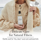 The Laundress Wool & Cashmere Shampoo, 31 Loads, Concentrated Luxury Liquid Laundry Detergent, Cedar Scent, Cold-Water Hand or Machine Wool Wash for Delicate Merino, Mohair & Knit Blends, Pack of 2