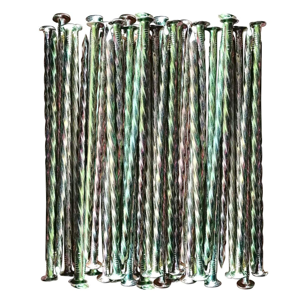 Artificial Turf Stakes, 35 Count 6-Inch,Galvanized Metal Landscape Spikes