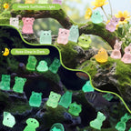 Lufstd 220pcs Mini Resin Animals - Resin Animals Mystery Bags,Individually Wrapped Blind Bags Tiny Animal Figurines for Dollhouse, Fairy Garden, Aquarium, Party Favors & DIY Craft Decor