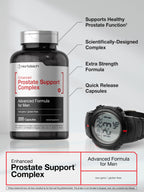 Horbaach Prostate Supplement for Men | 200 Capsules | Enhanced Complex with Saw Palmetto, Pygeum, Stinging Nettle | Non-GMO and Gluten Free