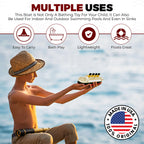 The Original 6 inch Floating Titanic Bath Toy from Tubtastic with free large Iceberg. Bath toy, Pool toy, RMS Titanic.