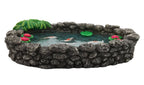 GlitZGlam KOI Miniature Pond for Fairy Garden - Enchanted Garden Accessories