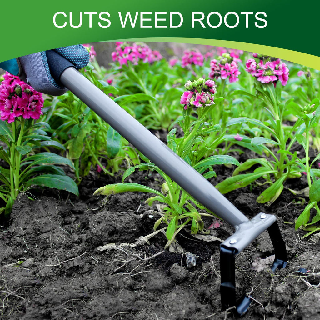 Walensee Stirrup Hoe,Garden Hand Scuffle Hoe for Weeding and Soil Loosening