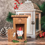 Funny Garden Gnome Decorations Outdoor Statue Naughty Gnome Resin Sculpture