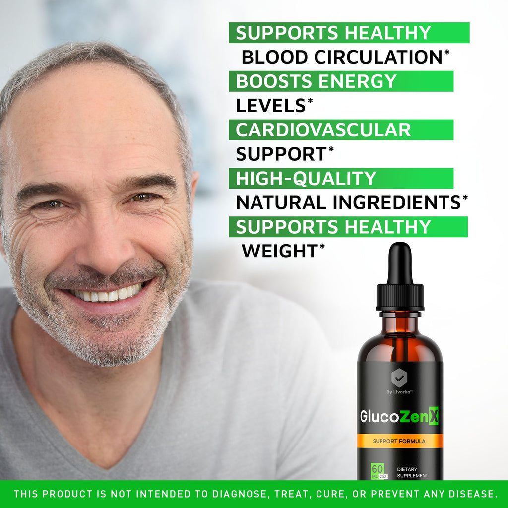(2 Pack) GlucoZenX Drops - Official GlucoZen X Liquid Drops Premium Advanced Formula All Natural Support, Glucozenx for Overall Health & Daily Wellness Gotas Review, 2 Bottles for 2 Months