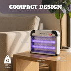 ASPECTEK Electric Bug Zapper, 20W UV Bulbs, Fly, Mosquito, Gnat and Moth Control, Indoor and Covered Outdoor Use for Home, Garage, Patio and Farm, Includes 2 Replacement Bulbs