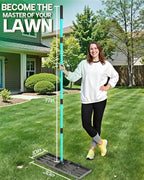 30"x10" Lawn Leveling Rake, Yard Leveling Rake for Soil with 77" Handle