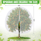 Vincreem 2 Pcs Large Fruit Tree Netting 10 X 14 Ft with Zipper Drawstring