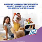 Lysol Disinfectant Spray, Sanitizing and Antibacterial Spray, For Disinfecting and Deodorizing, Lavender & Cotton Blossom Scent, 19 Oz (Pack of 2)