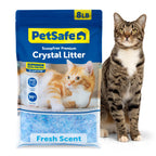 PetSafe ScoopFree Odor Control Crystal Cat Litter, Fresh Scent, 8 Lb Bag