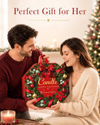 Candle Advent Calendar 2026, 24-Day Scented Candle Gift Set for Women