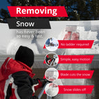 SNOWPEELER Classic Roof Rake for Snow Removal - 20 ft. Snow Removal Tool - Snow Rake for House Roof - Snow Roof Rake - Telescopic Heavy Duty Snow Shovel for Rooftop