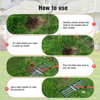 Zenhosit Lawn Leveling Rake - Lawn Leveler with 78" Adjustable Steel Handle, 30"x10" Ground Plate for Yard, Grass, Level Soil, Dirt Ground or Golf Field