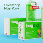BugMD Ant Killer & Bug Spray - Roach and Cockroach Killer Indoor, Spider Spray for Home, Fly and Insect Defense, Natural, Safe with Essential Oils, Plant-Powered, Pest Control - Starter Kit