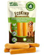 EcoKind Yak Cheese Himalayan Dog Chews, Yak Chews for Large Dogs, 4-5 Bones