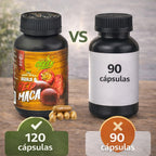 Amazon Andes Aguaje with Red Maca Capsules 1000mg - Buriti Fruit Plus Maca Roja Superfood Blend - 120 Vegetarian Caps - Peruvian Beta Carotene - Non-GMO Vegan Gluten Free Plant Based