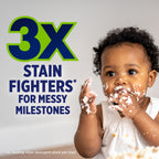 OxiClean Triple Action Free Versatile Stain Remover Powder, Use with Detergent, No Fragrance, No Dyes, No Chlorine, Removes Stains, Brightens Colors and Whites, 4 lbs