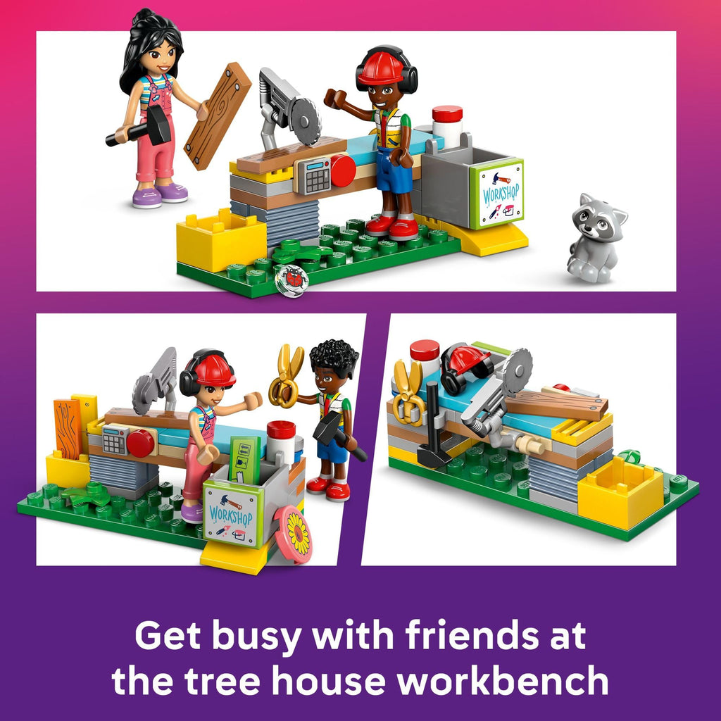 LEGO Friends Friendship Tree House Hangout - Building Toy Playset for Kids, Girls and Boys, Ages 8+ - Pretend Play Gift Idea for Birthdays - with 4 Minidolls and 2 Animal Figures - 42652