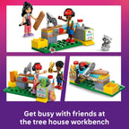 LEGO Friends Friendship Tree House Hangout - Building Toy Playset for Kids, Girls and Boys, Ages 8+ - Pretend Play Gift Idea for Birthdays - with 4 Minidolls and 2 Animal Figures - 42652
