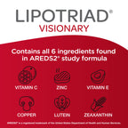 Lipotriad Visionary Eye Vitamins, 60 Capsules, 30-Day Supply