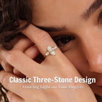 VISDIV 2CT Engagement Ring for Women Marquise Cut 925 Sterling Silver AAAAA Cubic Zirconia CZ Wedding Band Promise Ring For Women Solitaire Simulated Diamond Silver/Gold Size 5-10 (Gold, 5)