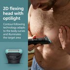 Philips Norelco Body Groomer 7000, Body & Balls, Dual Head Trimmer & Shaver